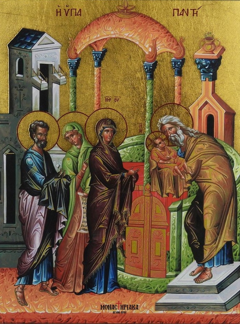 Saint Simeon the Just - Hypapante - Candle mas